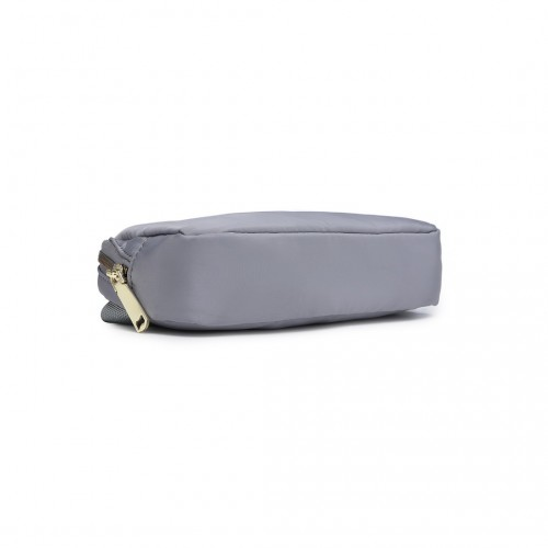 Miss Lulu Lightweight Stylish Water-Resistant Casual Bum Bag - Grey | Ideal for Travel & Everyday Use - BEYRUN