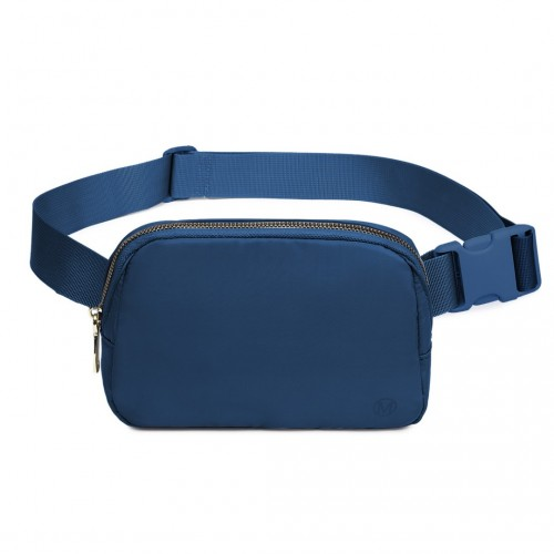 Miss Lulu Lightweight Stylish Water-Resistant Casual Bum Bag - Navy | Versatile & Durable Waist Pack - BEYRUN