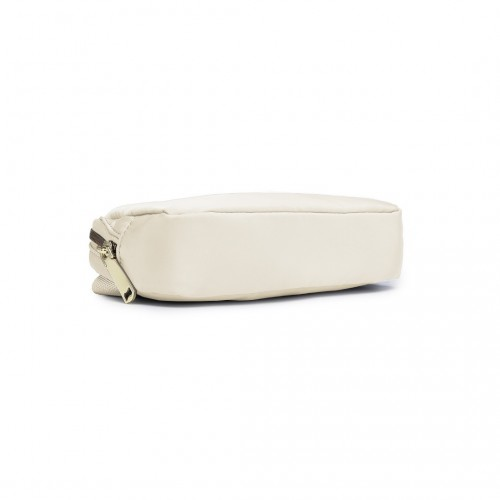 Miss Lulu Lightweight Water-Resistant Casual Bum Bag - Beige | Stylish & Practical Fanny Pack for On-the-Go - BEYRUN