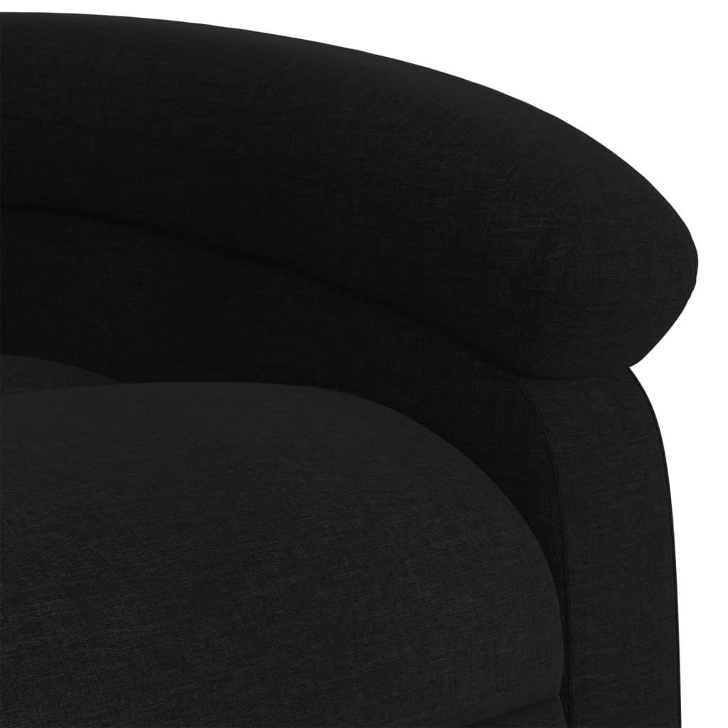 vidaXL Black Fabric Massage Recliner Chair - Ultimate Comfort and Relaxation - BEYRUN