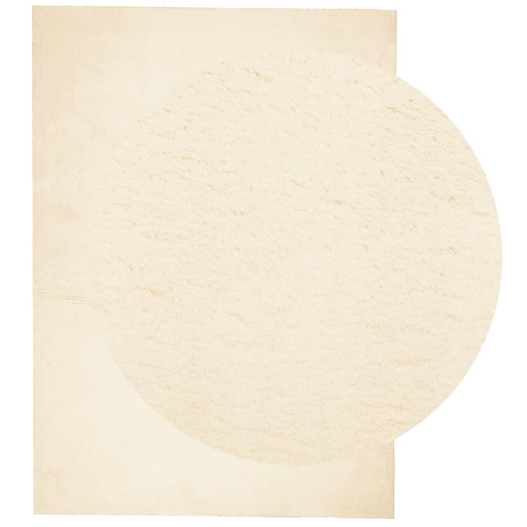 vidaXL HUARTE Super Soft & Washable Short Pile Rug - Cream 200x280 cm | Non-slip & OEKO-TEX Certified | Luxurious Home Decor - BEYRUN