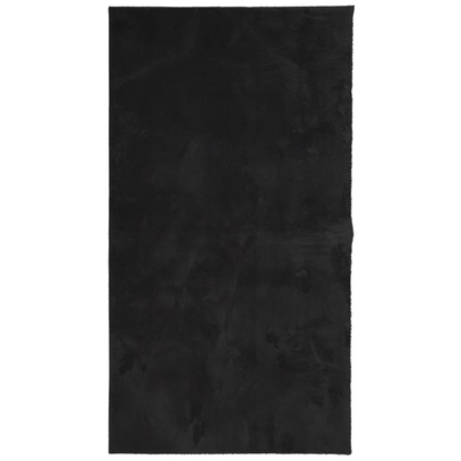 vidaXL Rug HUARTE - Soft, Short Pile, Washable, Non-Slip, Black 80x150 cm