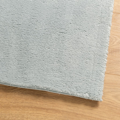 vidaXL HUARTE Blue Short Pile Rug - Soft, Fluffy & Washable - 200x280 cm - Ideal for Living Rooms & Bedrooms - BEYRUN