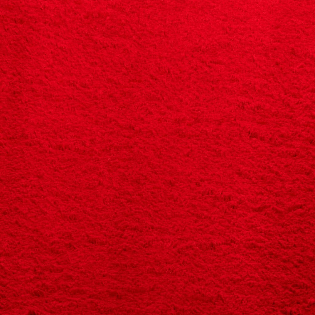 vidaXL HUARTE Soft Red Rug 200 x 280 cm | Short Pile, Washable, Non-Slip, OEKO-TEX Certified - BEYRUN