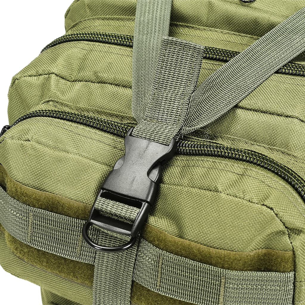 vidaXL Army-Style Backpack 50 L Olive Green - BEYRUN