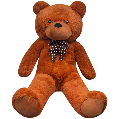 vidaXL XXL Soft Plush Teddy Bear Toy Brown 135 cm - BEYRUN