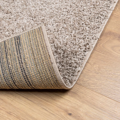 vidaXL Shaggy Rug PAMPLONA - Modern Beige, 200x280 cm | Soft & Durable High Pile Carpet for Living Room, Bedroom, Office - BEYRUN