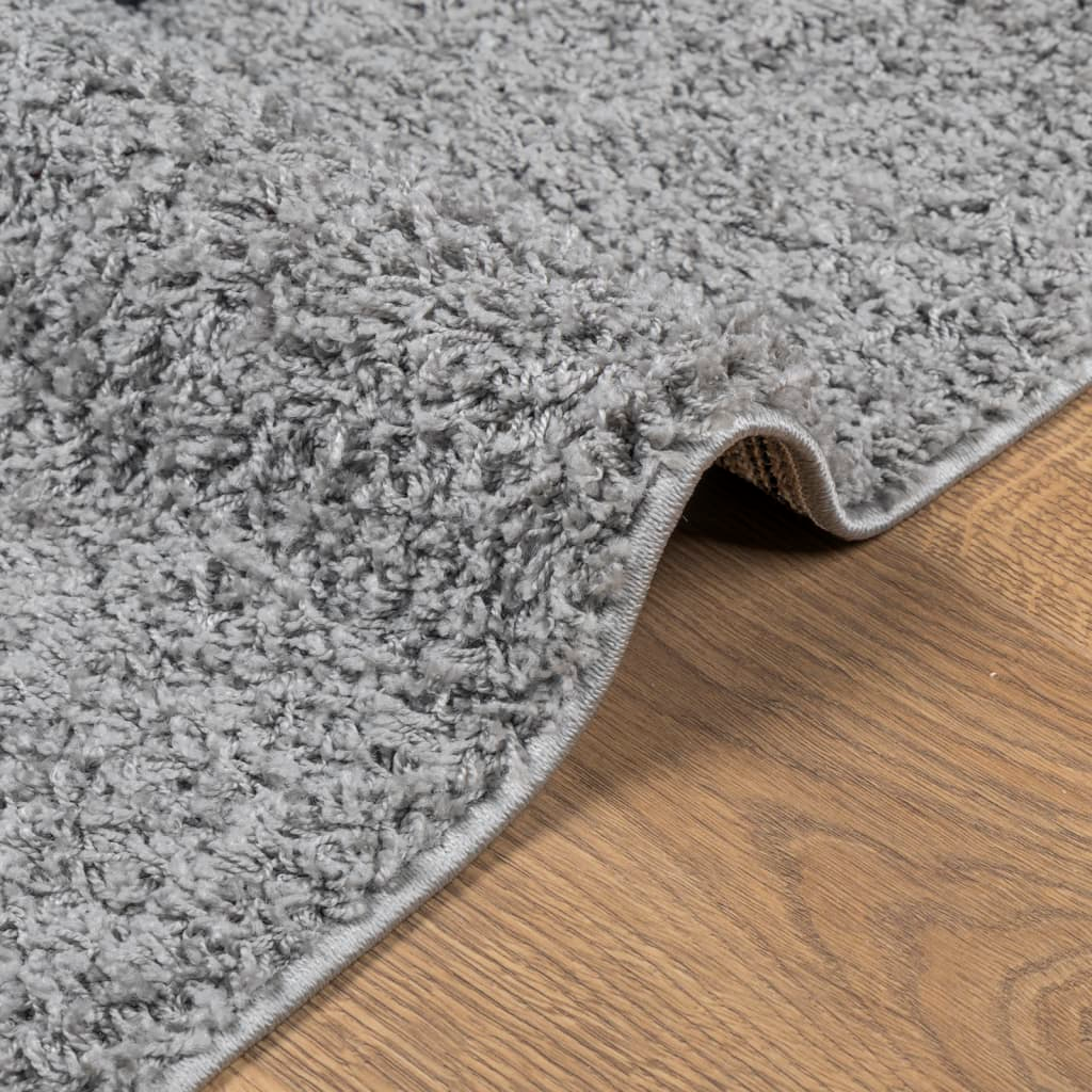 vidaXL Shaggy Rug PAMPLONA - Luxuriously Soft High Pile Modern Grey Area Rug 200x280 cm for Living Rooms, Bedrooms, and Offices - BEYRUN