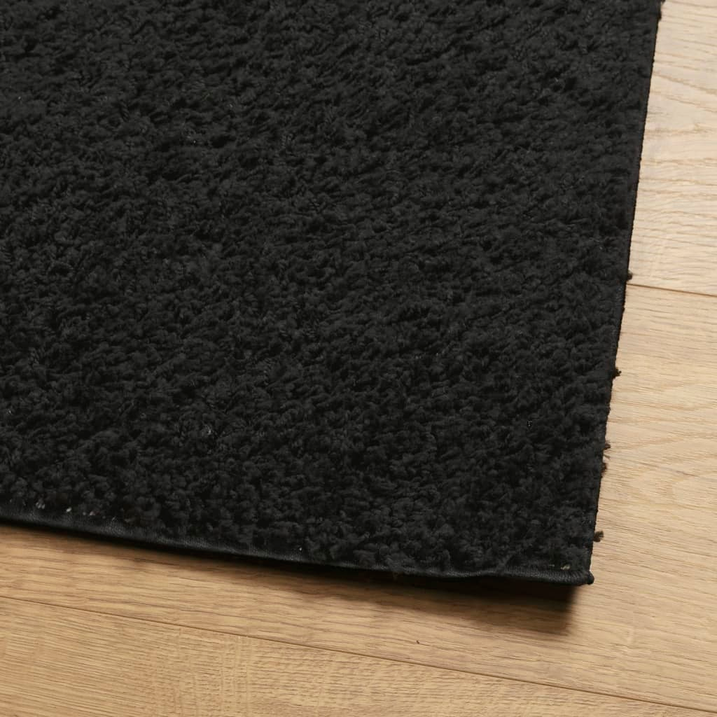 vidaXL Shaggy Rug PAMPLONA High Pile Modern Black 240x340 cm - Cozy, Soft & Durable - BEYRUN