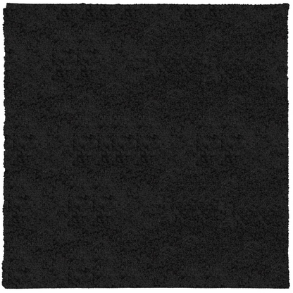 vidaXL Shaggy Rug PAMPLONA | 240x240 cm High Pile Modern Black Carpet | Cozy & Luxurious Floor Rug - BEYRUN