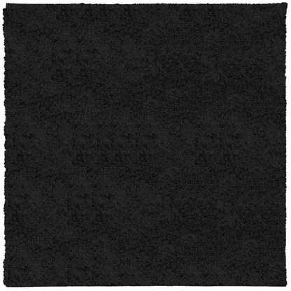 vidaXL Shaggy Rug PAMPLONA High Pile Modern Black 160x160 cm - Luxurious & Stylish Home Decor - BEYRUN