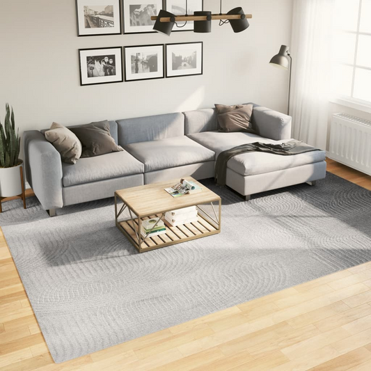 vidaXL Rug IZA Short Pile | Scandinavian Look Grey | 240x340 cm - BEYRUN