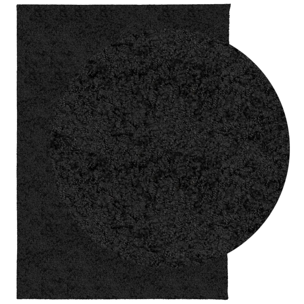 vidaXL Shaggy Rug PAMPLONA High Pile Modern Black 240x340 cm - Cozy, Soft & Durable - BEYRUN