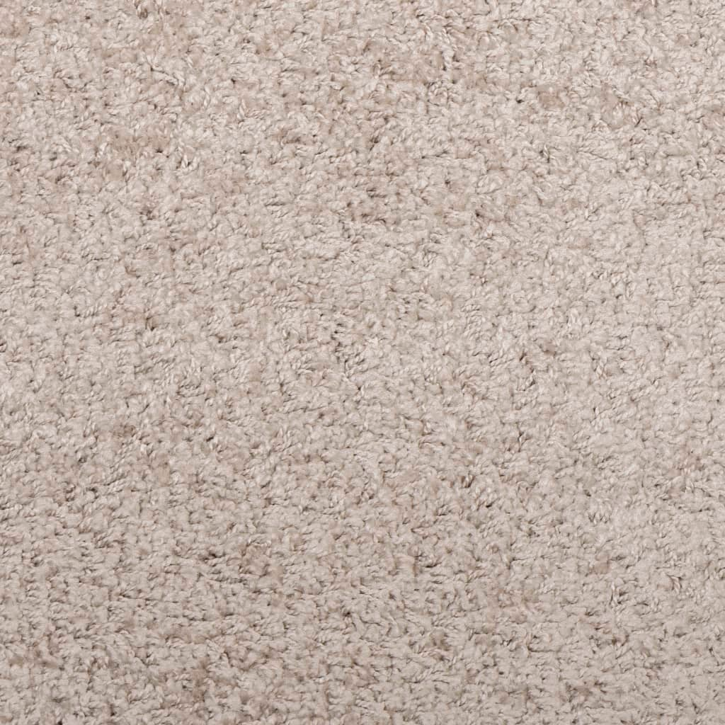 vidaXL Shaggy Rug PAMPLONA High Pile Modern Beige 240x340 cm - Soft, Durable, and Stylish - BEYRUN