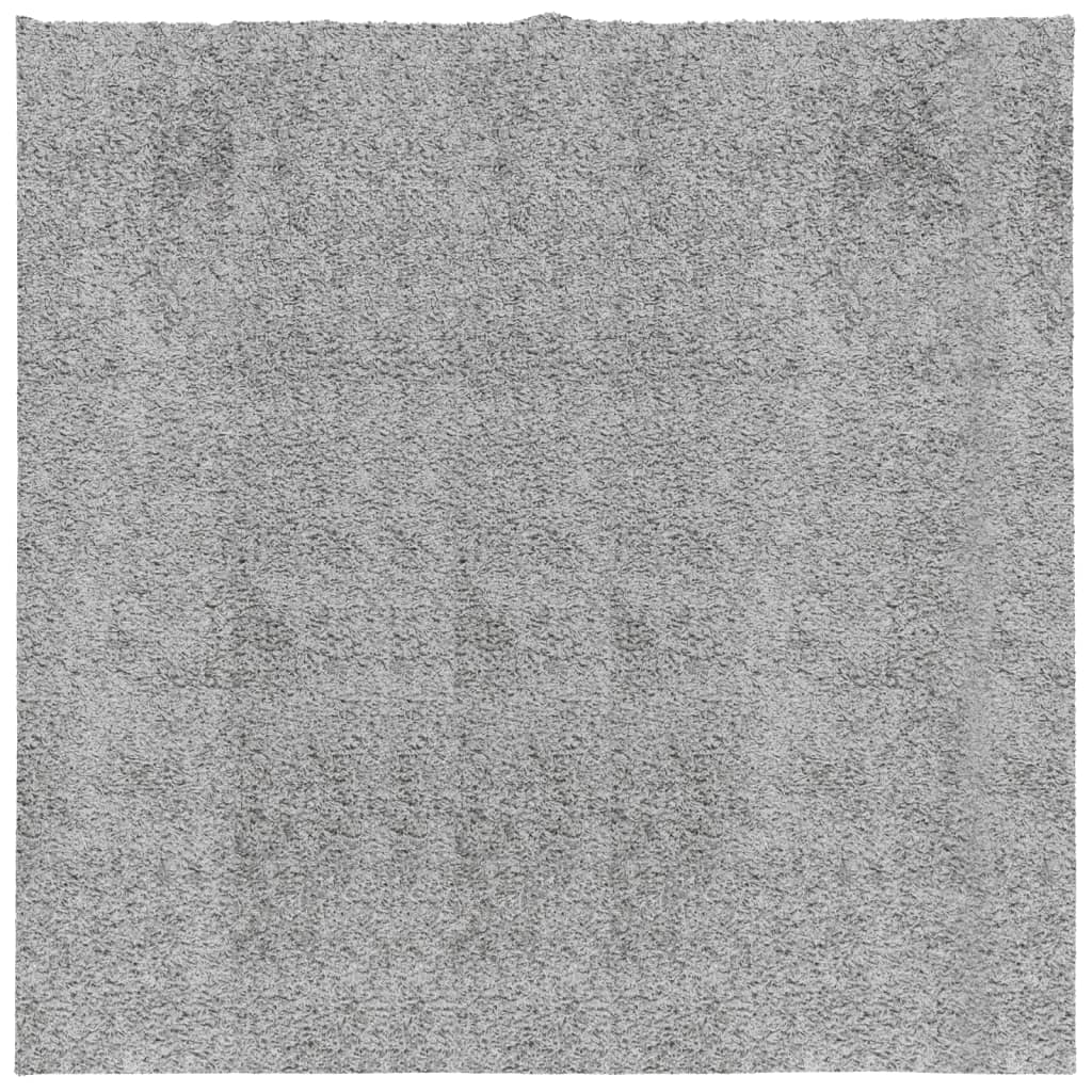 vidaXL Shaggy Rug PAMPLONA - High Pile Modern Grey 160x160 cm | Soft, Durable, and Stylish - BEYRUN