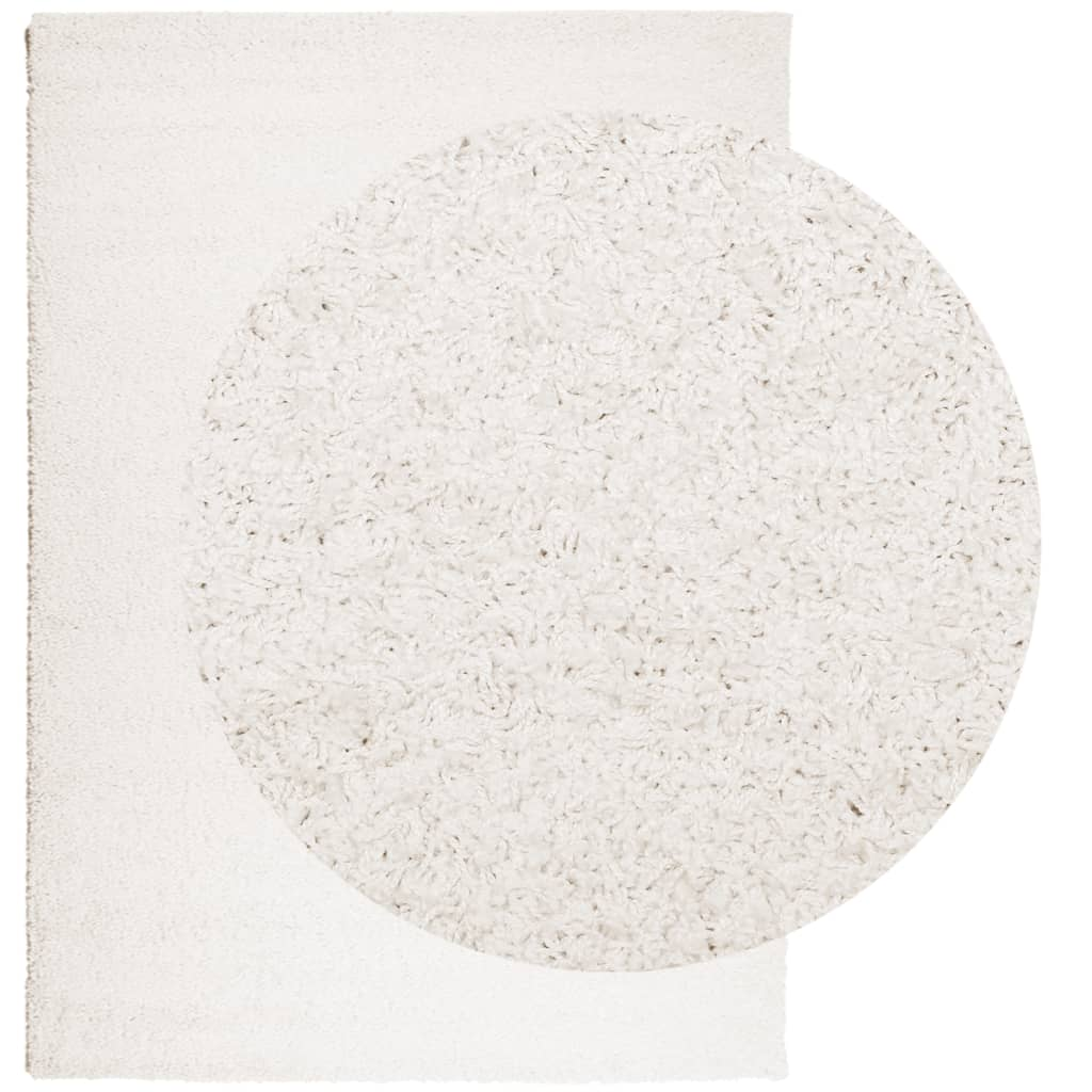 vidaXL Shaggy Rug PAMPLONA High Pile Modern Cream 240x340 cm - Luxurious and Cozy Floor Rug - BEYRUN