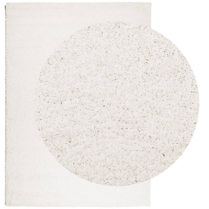 vidaXL Shaggy Rug PAMPLONA High Pile Modern Cream 240x340 cm - Luxurious and Cozy Floor Rug - BEYRUN