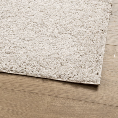 vidaXL Shaggy Rug PAMPLONA High Pile Modern Cream 240x340 cm - Luxurious and Cozy Floor Rug - BEYRUN