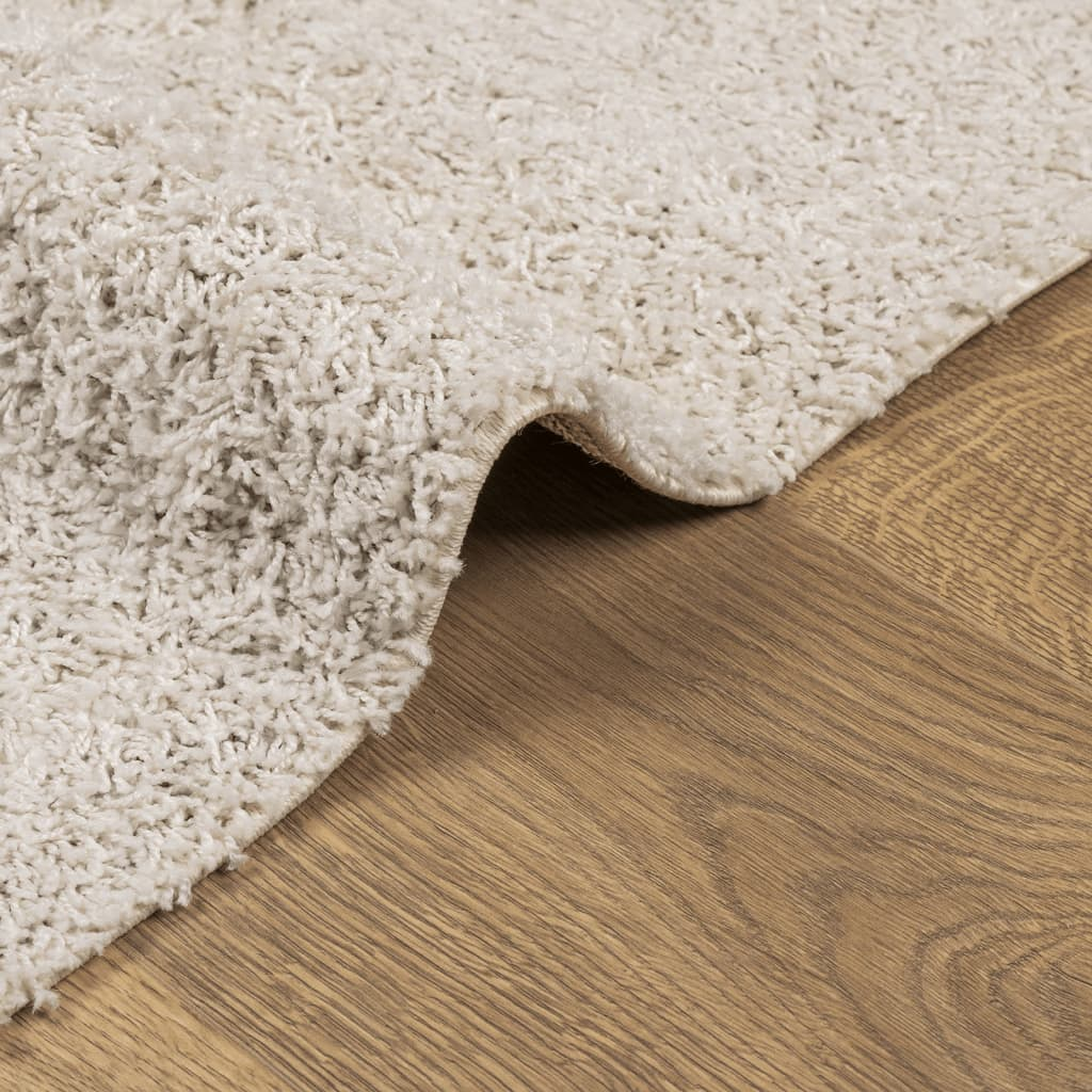 vidaXL Shaggy Rug PAMPLONA High Pile Modern Cream 240x340 cm - Luxurious and Cozy Floor Rug - BEYRUN