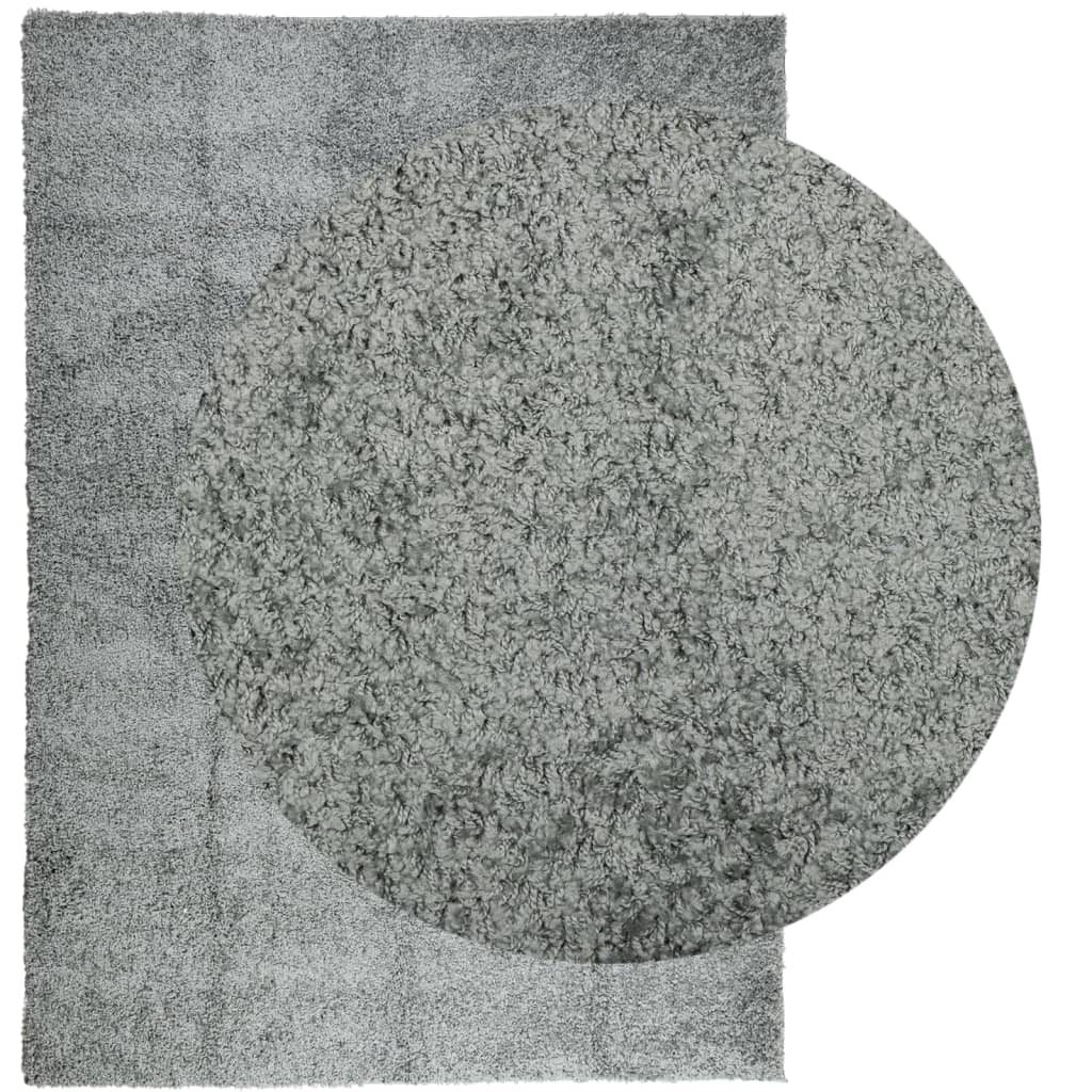 vidaXL Shaggy Rug PAMPLONA - Luxurious High Pile Modern Green Rug, 200x280 cm - Perfect for Living Room and Bedroom Comfort - BEYRUN