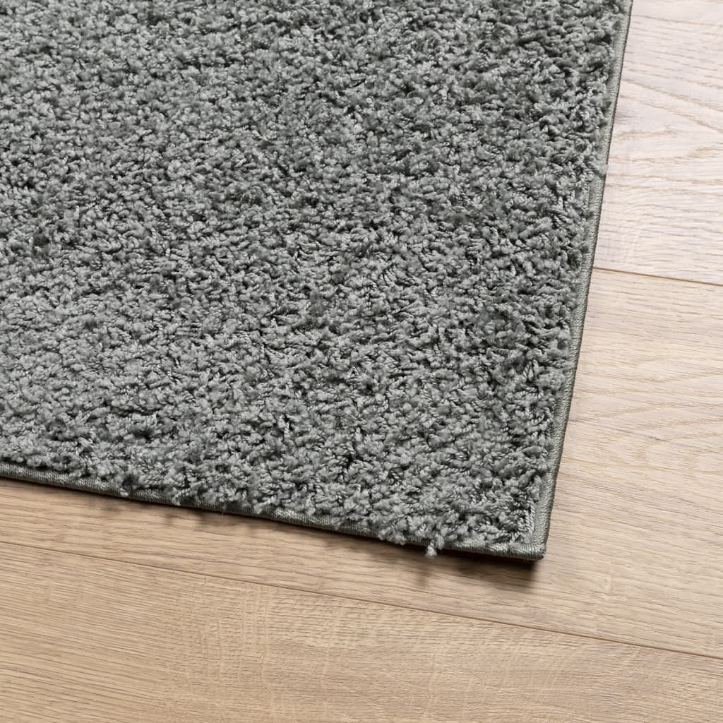 vidaXL Shaggy Rug PAMPLONA - Luxurious High Pile Modern Green Rug, 200x280 cm - Perfect for Living Room and Bedroom Comfort - BEYRUN