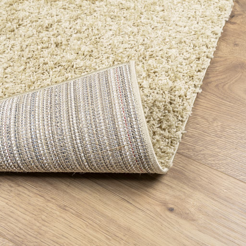 vidaXL Shaggy Rug PAMPLONA High Pile Modern Gold 300x400 cm - Soft, Durable, and Luxurious - BEYRUN