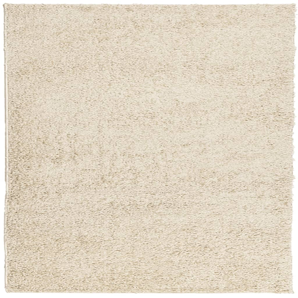 Luxurious vidaXL Shaggy Rug PAMPLONA 240x240 cm - Modern Gold High Pile - Cozy, Durable, & Elegant Home Decor - BEYRUN