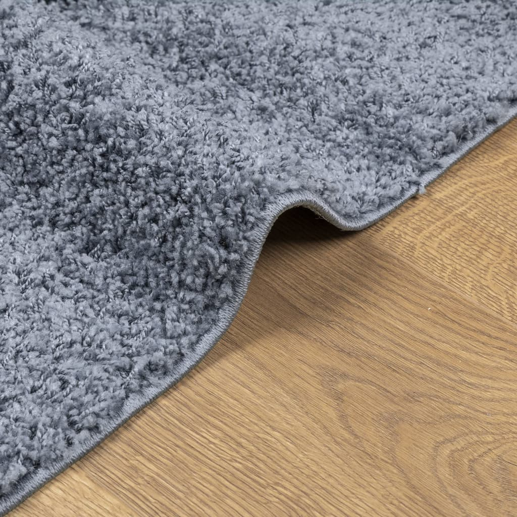 vidaXL Shaggy Rug PAMPLONA - Luxurious High Pile Rug, Modern Blue 200x200 cm - Soft, Durable, and Easy to Clean - BEYRUN