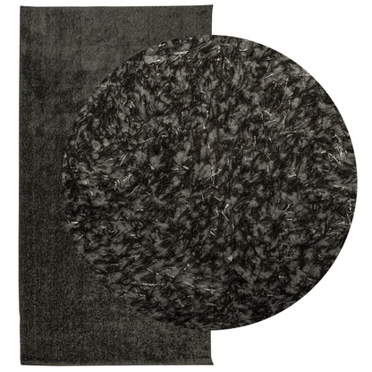 vidaXL Rug ISTAN High Pile Shiny Look Anthracite 80x150 cm - Soft & Stylish Home Decor