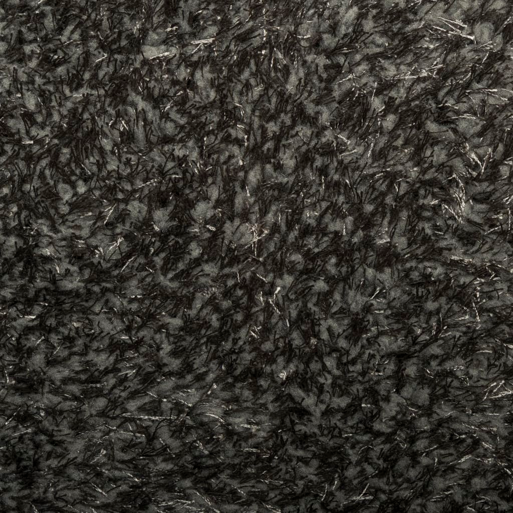 vidaXL Rug ISTAN High Pile Shiny Look Anthracite 80x150 cm - Soft & Stylish Home Decor