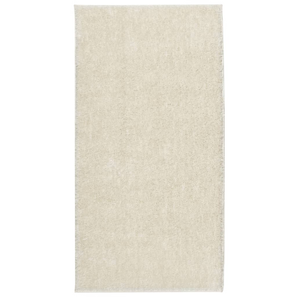 vidaXL ISTAN High Pile Shiny Look Rug, Cream, 80x150 cm - Luxurious Comfort and Style