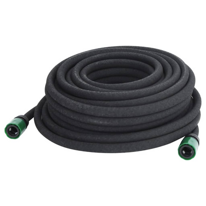 vidaXL Garden Soaker Hose 25m - Flexible & Durable Rubber, Water-Saving Irrigation - BEYRUN