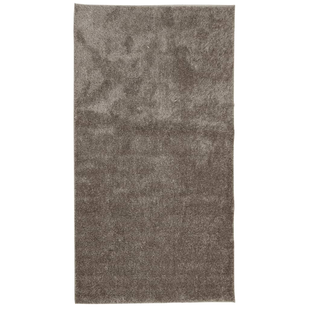 vidaXL Rug ISTAN High Pile Shiny Look Grey 80x150 cm - Luxurious Comfort for Your Home