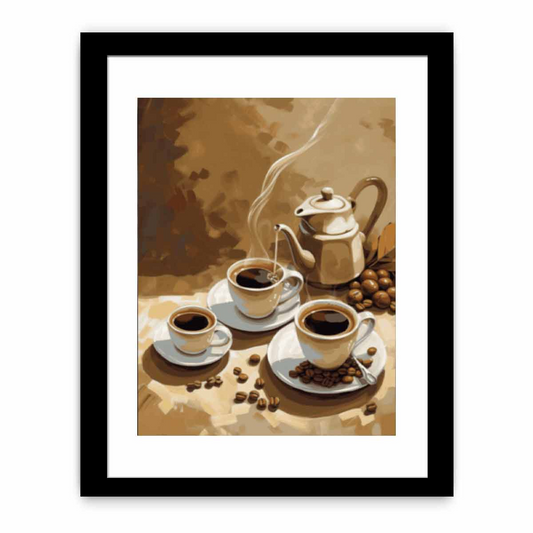 Coffee Framed Print - High-Quality Artwork for Coffee Enthusiasts | Perfect Wall Decor - BEYRUN