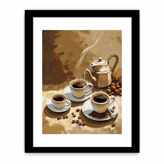 Coffee Vintage Framed Print | High-Quality Wall Decor - BEYRUN