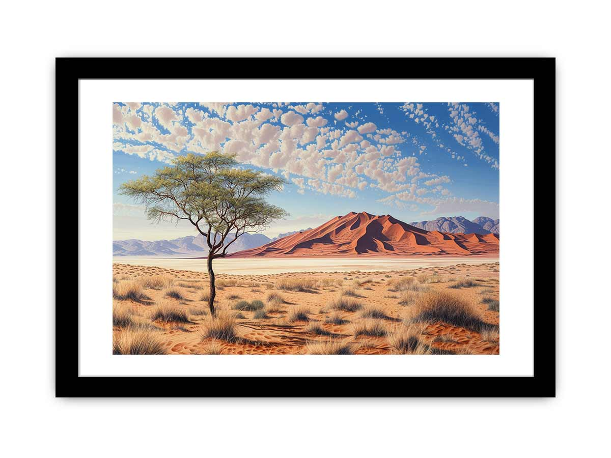 Stunning Two Piece Desert Art | High Quality Print with Elegant Frame - BEYRUN