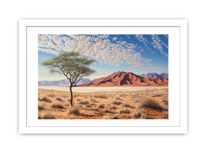 Stunning Two Piece Desert Art | High Quality Print with Elegant Frame - BEYRUN