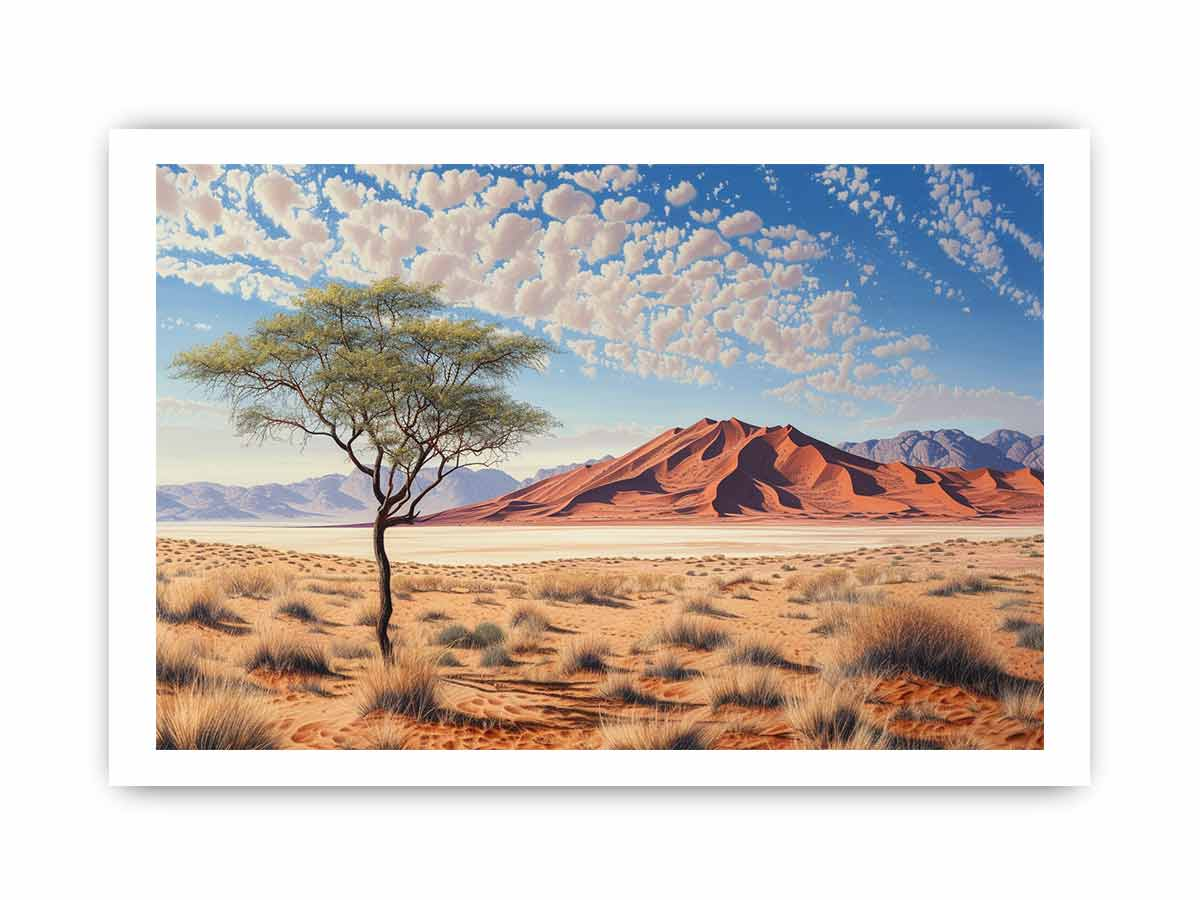 Stunning Two Piece Desert Art | High Quality Print with Elegant Frame - BEYRUN