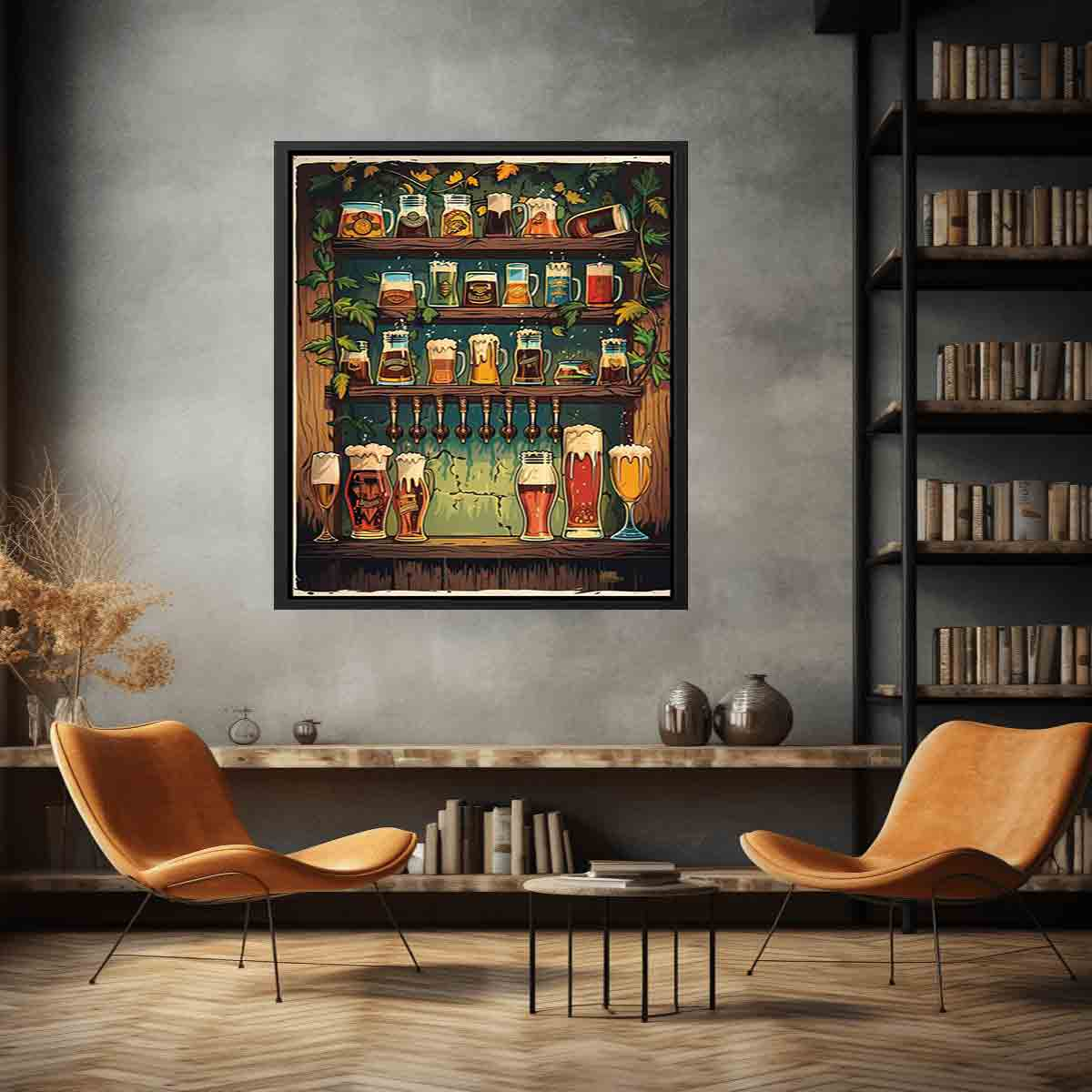 Vintage Beer Framed Print - Unique Wall Art for Beer Enthusiasts - BEYRUN