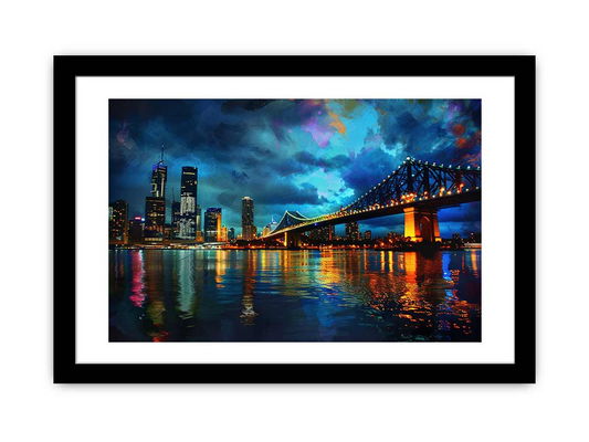 Brisbane River Framed Print | High-Quality Wall Art for Home Decor - BEYRUN