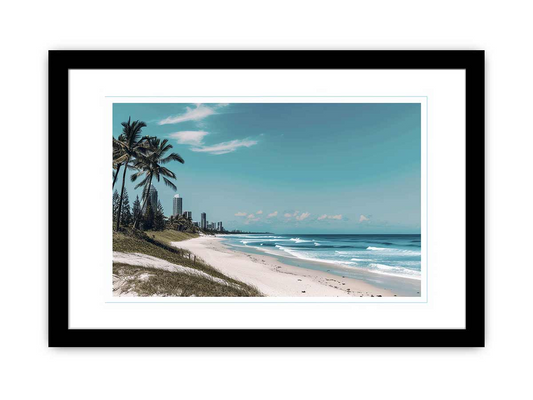 Beach Framed Print - Premium Coastal Wall Art for Elegant Homes - BEYRUN