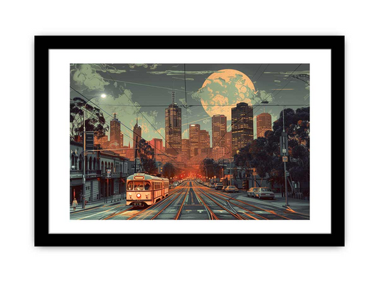 Melbourne Framed Print - High Quality Wall Art for your Home or Office - BEYRUN