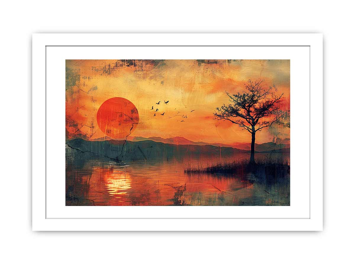 Sunset Framed Print - High-Quality Wall Art for Your Home | Stunning Home Decor - BEYRUN