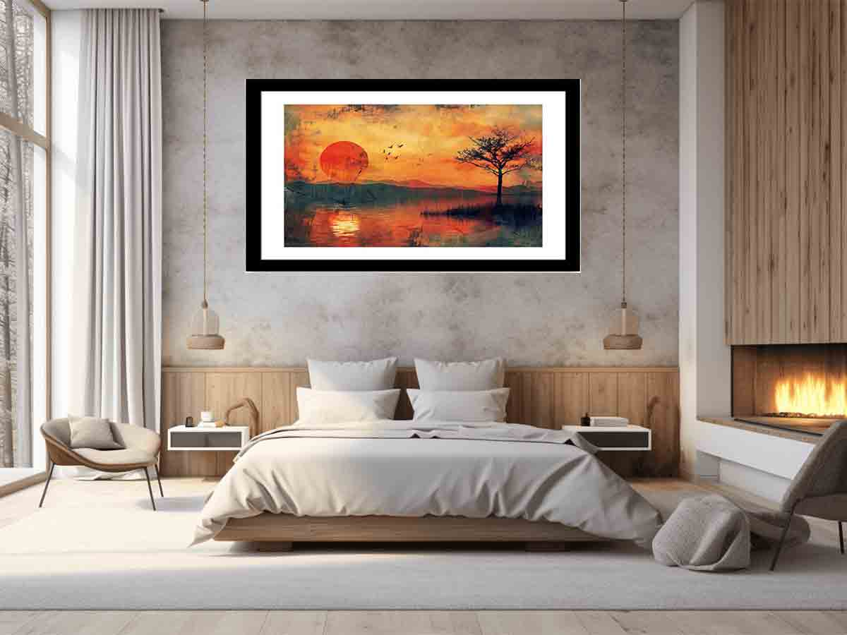 Sunset Framed Print - High-Quality Wall Art for Your Home | Stunning Home Decor - BEYRUN