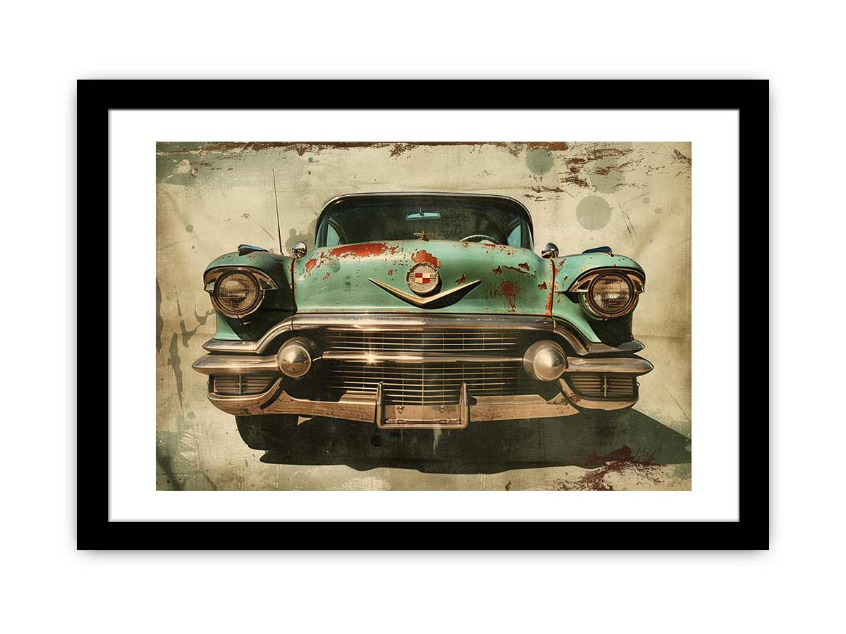 Vintage Car Print | High Quality Framed Wall Art - BEYRUN