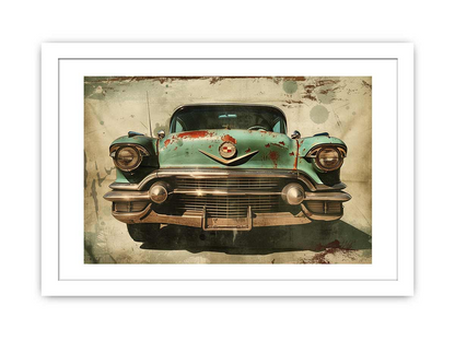 Vintage Car Print | High Quality Framed Wall Art - BEYRUN