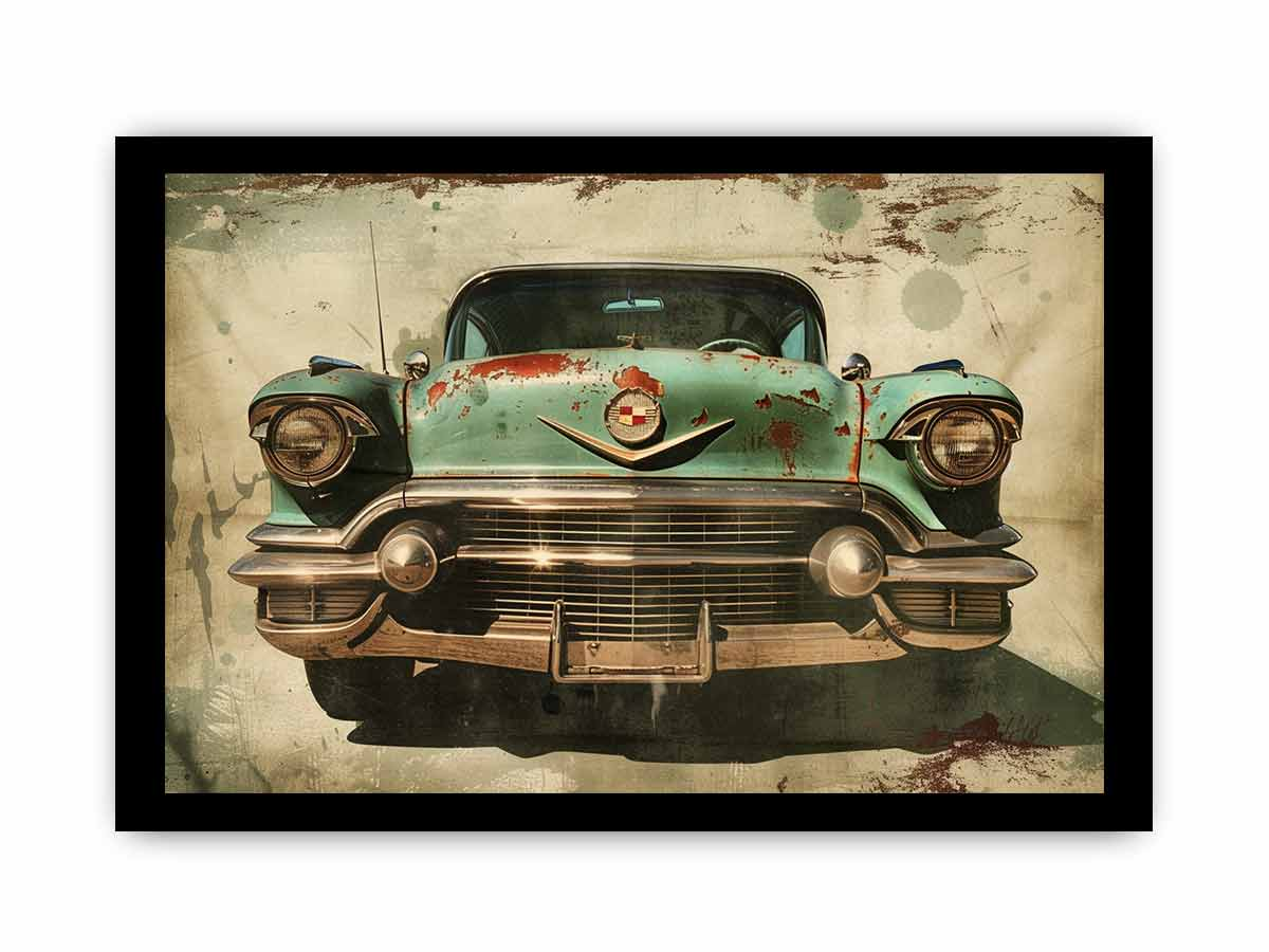 Vintage Car Print | High Quality Framed Wall Art - BEYRUN