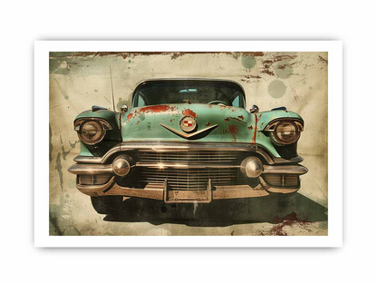 Vintage Car Print | High Quality Framed Wall Art - BEYRUN