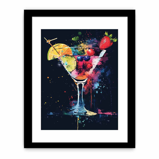 Cocktail Framed Print - High Quality, Ready to Hang & Free Shipping - BEYRUN