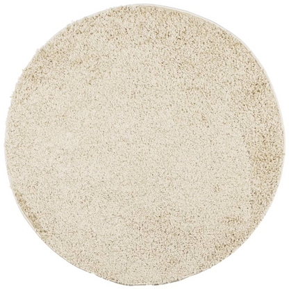 vidaXL Shaggy Rug PAMPLONA - High Pile Modern Gold Ø 240 cm - Luxurious & Easy to Clean - BEYRUN